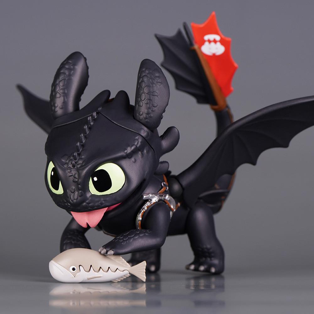 How To Train Your Dragon Toothless Plastic Model With Movable Joints For Kids And Fans