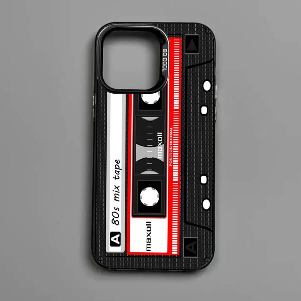 Vintage Cassette Tape Retro Style Phone Case For IPhone 17 Air 16 e 15 14 13 12 11 Pro Max Plus Mini SE 2020 2022 Anti Fall