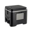 Portable Toilet w/ Lid and Carry Bag Foldable Travel Potty 150KG Capacity Camping Toilets for Hiking Beach Car Truck RV