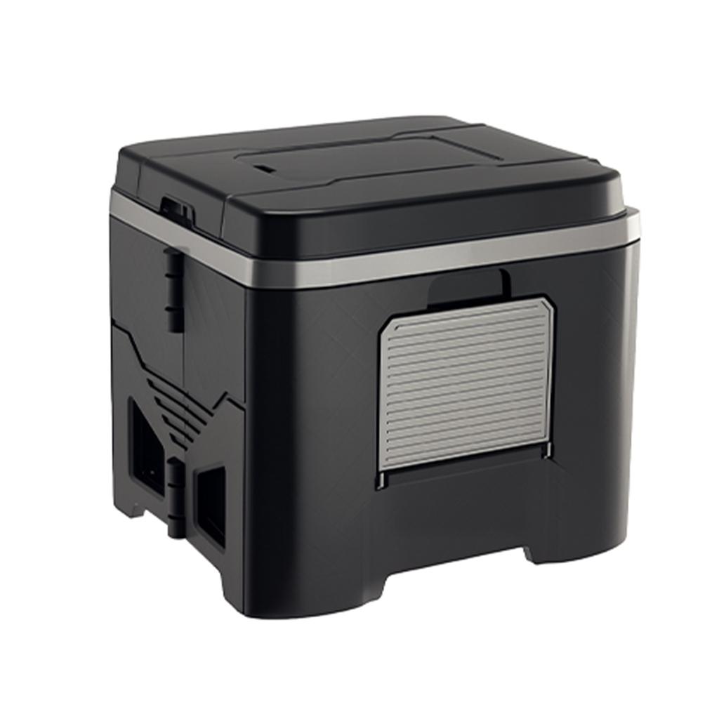 Portable Toilet w/ Lid and Carry Bag Foldable Travel Potty 150KG Capacity Camping Toilets for Hiking Beach Car Truck RV