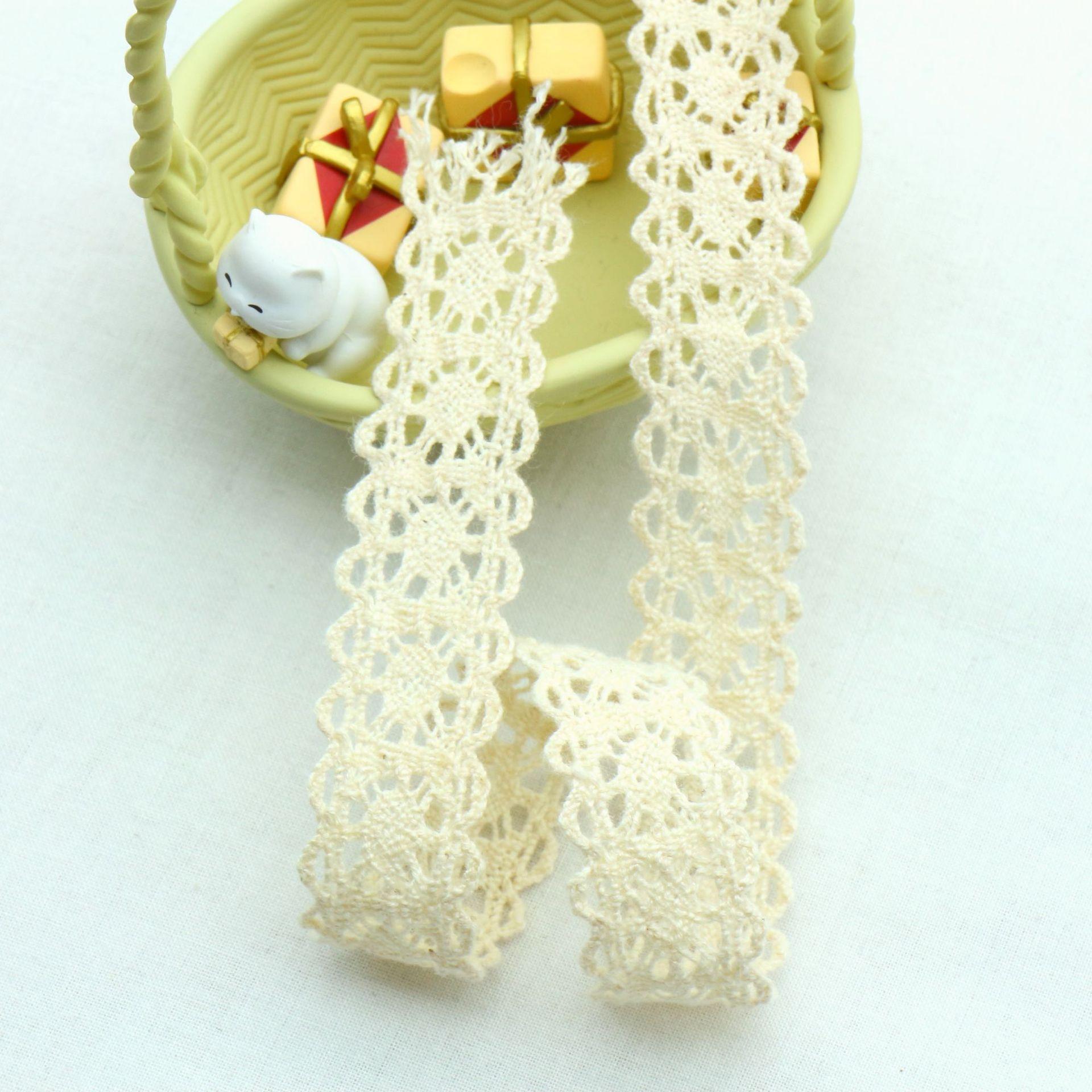 

Хлопковая нить Кружевные Аксессуары DIY Ручная работа Ткань для одежды Материалы Диван Шляпа Постельное белье Занавеска Ткань Кружево S0214