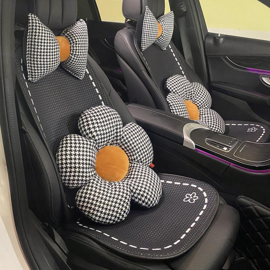 Roztomilý polštář do auta za krk s podporou pasu pro ženy