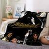 1Pc Michael Jackson'S Legacy Blanket Soft Throw Blanket For Home Bedroom Bed Sofa Travel Office Solid Christmas Blanket