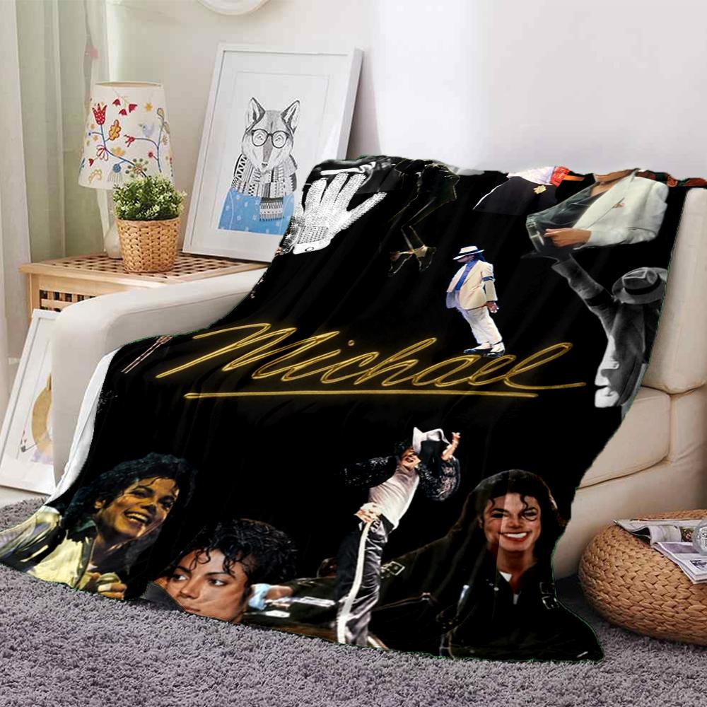 1Pc Michael Jackson'S Legacy Blanket Soft Throw Blanket For Home Bedroom Bed Sofa Travel Office Solid Christmas Blanket