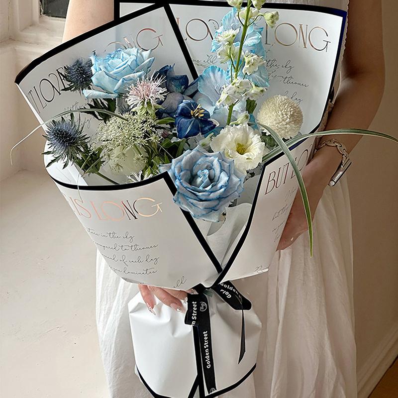 10Pcs Flower Wrapping Waterproof Wrapping Paper Birthday Gift Wrapping Paper