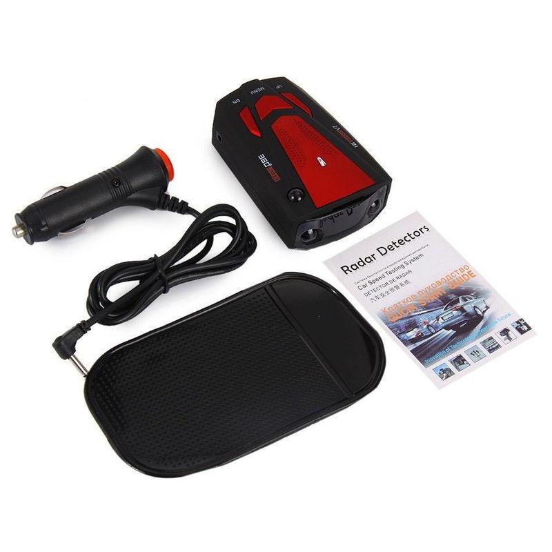 V7 Car Detector 360 Degree Detection Voice Alert Car Radar Detector for Car Speed Limited