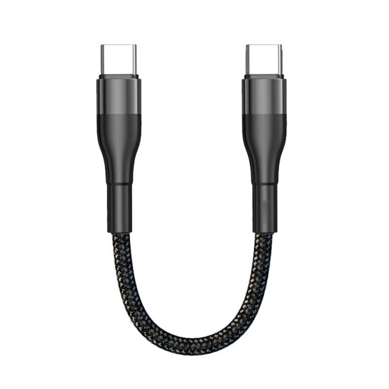 Кабель USB C - USB C Кабель для быстрой зарядки PD 66 Вт Кабель для зарядки USB C Кабель USB Type C Нейлоновый оплетенный кабель для зарядки