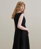 Artid Boat Neck Belted Dress_Black