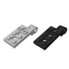 50pcs Buildings Blocks 98286 Hinge Plate 2x4 Pin Hole 3 Holes Top Bricks Collection Modular GBC Toy For Technical MOC