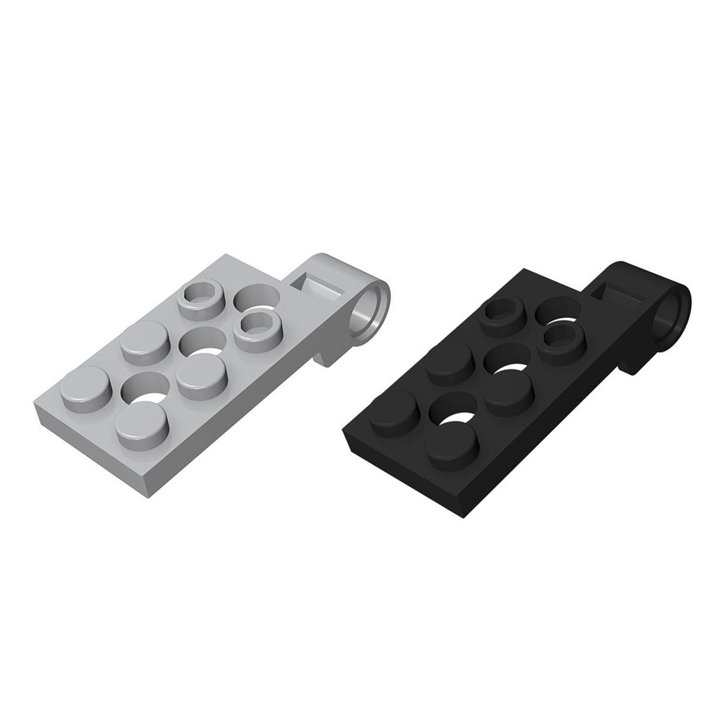 50pcs Buildings Blocks 98286 Hinge Plate 2x4 Pin Hole 3 Holes Top Bricks Collection Modular GBC Toy For Technical MOC