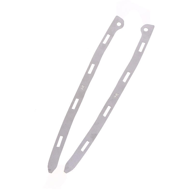 2Pcs Gap Broken Opening Bad Buckle Repair Metal Bracket For 5Th Generation City Gm6 Front Bumper Repair Metal Plate Buckle