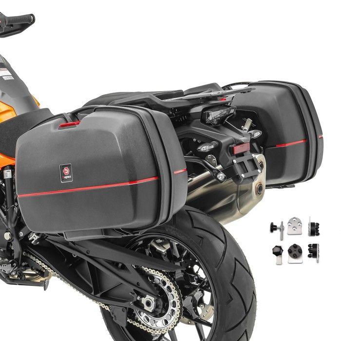Boční kufry - Bagtecs TB8S - 2x45L - PPC plast - Vodotěsné a bezpečné