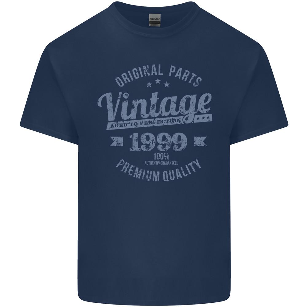 Vintage Year 26th Birthday 1999 Mens Light Cotton T-Shirt Navy Blue Unisex T-Shirt S