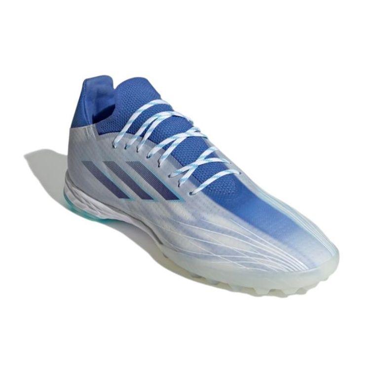 Adidas X Speedflow.1 TF White Legacy Indigo Men Sneakers Cloud-White Sky-Rush GW7473