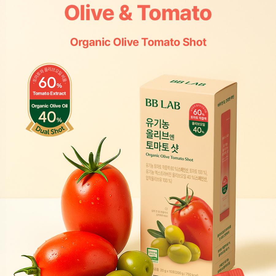 BB LAB Olive Tomato Shot 10 Sticks Triple Pack Healthy Drink Set