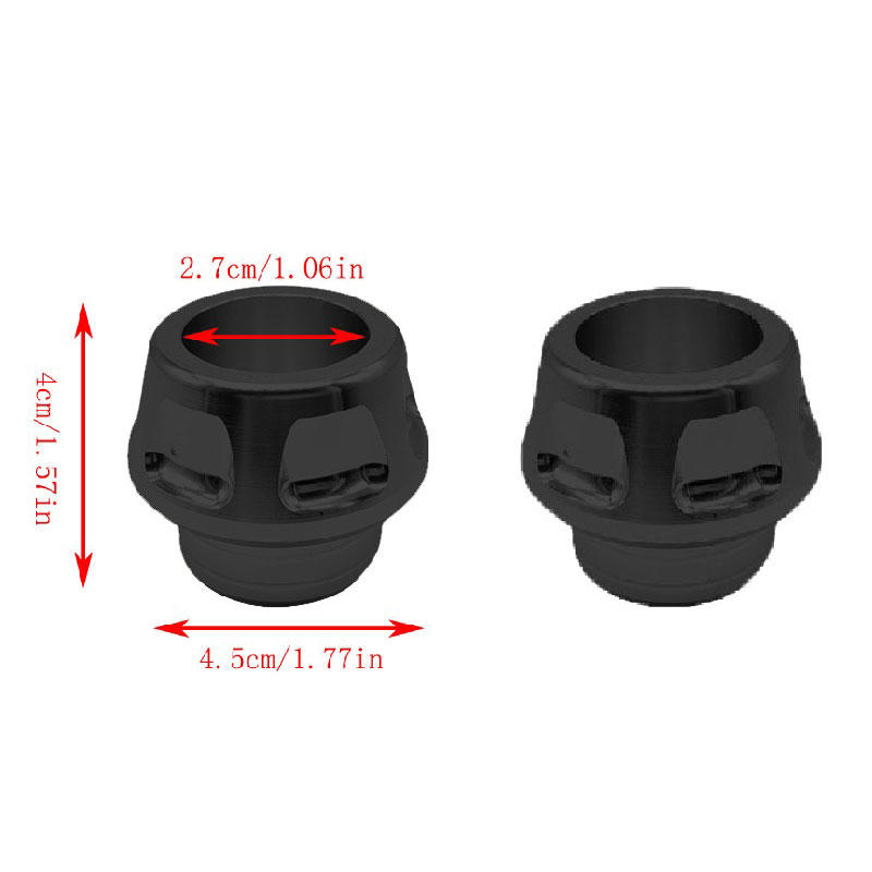 Motorcycle Aluminum Alloy Front Fork Cup Replacement Motorcycle Front Fork Frame Sliders Durable Motorcycle Accessories