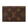 Slim Card Holder Monogram Archive Coated Canvas Unisex Card Holder Brown M26002