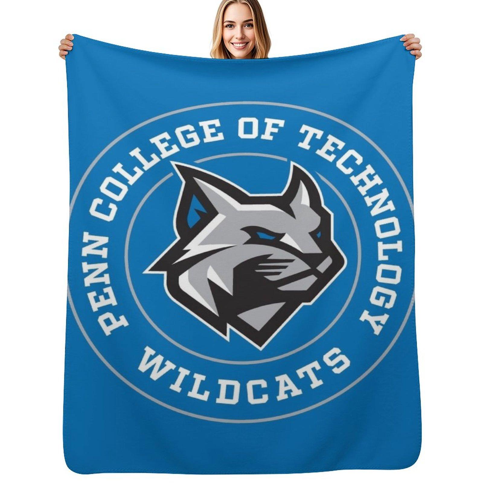 PC Circle Throw Blanket Soft Sherpa Fleece Warm Blanket for Winter 102x76cm(40x30in)