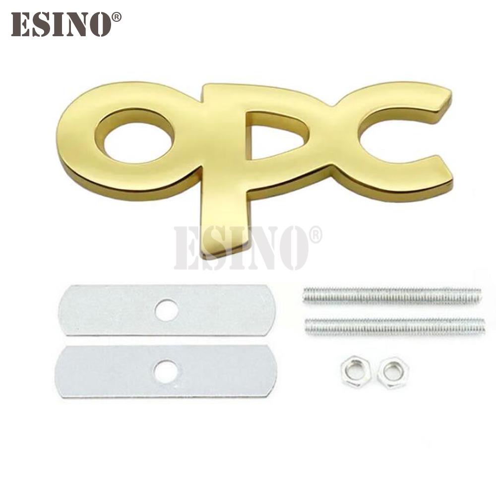 Car Styling OPC Line 3D Metal Zinc Alloy Car Badge Body Fender Adhesive Emblem for Opel Antara Astra Insignia Corsa Mokka Vectra