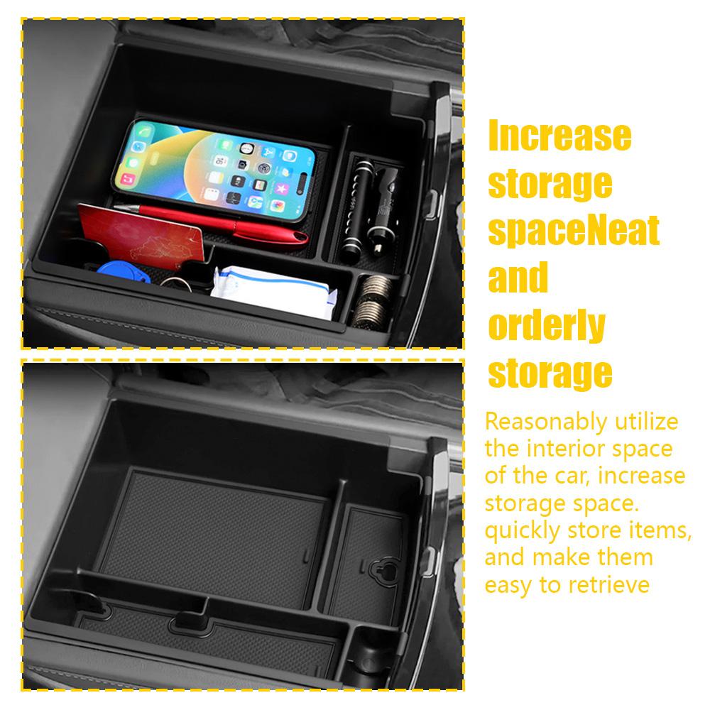 Center Console Armrest Storage Box Tray For 2025 2025 Chevrolet Traverse Center Console Organizer Interior Storage Accessories
