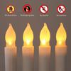 6/12Pcs LED Electronic Candle Battery Operated Flameless Candle Realistic Flickering Flame Holiday Atmosphere Candle