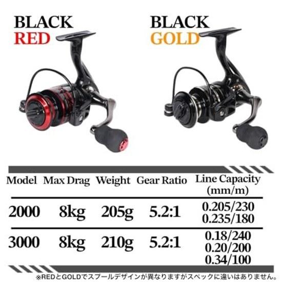 Fis+7 Spinning Reel Various Models Maximum Drag Force 6kg Gear Ratio 5.21 Left Right Interchangeable Handle 6+1BB Ball Bearings Tai Rubber Sea Bass