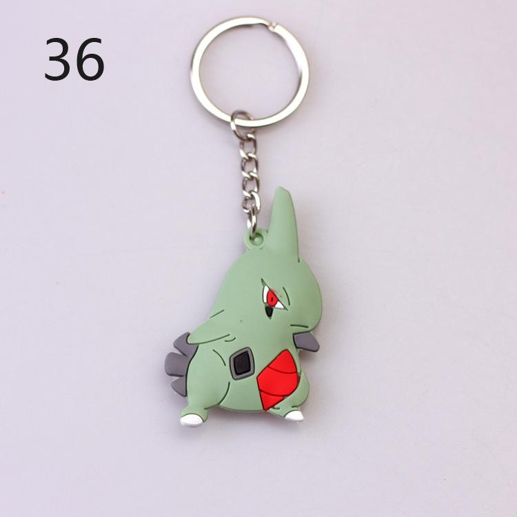 Pokemon Keychain: Pikachu, Dragonite, Eevee Figure Pendant