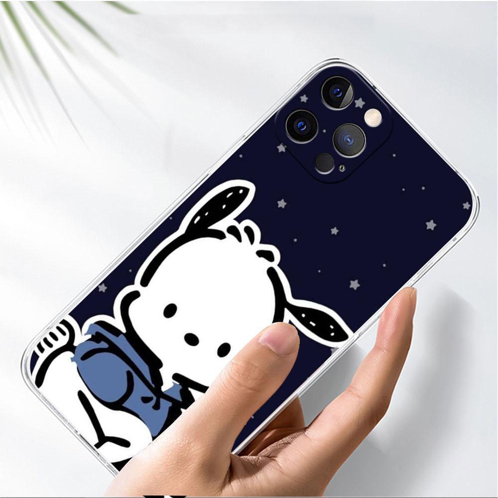 Pachacco Clear Case For Apple iPhone 14 11 13 12 Pro 7 8 Plus XR X XS Max 6 6S 14Pro Silicone Phone Cover