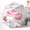 1pc Sanrio Cherry Cake Cinnamoroll Cartoon Umbrella, Portable 3-Fold Compact Umbrella, Suitable for Camping, Hiking and Travel, Ideal Easter Birthday