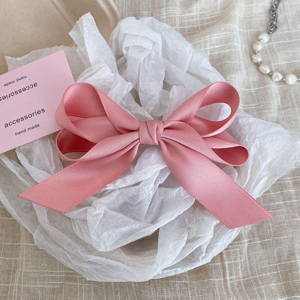 1PC Fairy Bow Hairpin Sweet Ribbon Barrette New Bowknot Hair Clips Girls