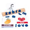 Wooden Alphabet Building Blocks For Kids Learning And Early Education Toy For Parent Child Play
