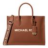 MK Mirella Polished Logo Charm Tote Bag Women Tote Bags Brown 35R5G7ZT2L-LUGGAGE