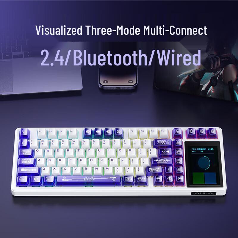 AULA L99 Smart Screen Mechanical Keyboard
