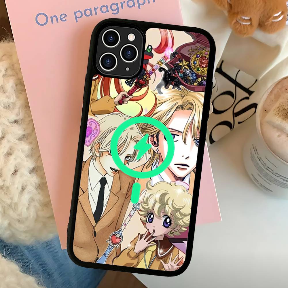 

Anime Sugar Sugar Rune For Magnetic Phone Case For IPhone 17 16 15 14 13 12 11 Plus Pro Max PC+TPU Cover iPhone 16 plus