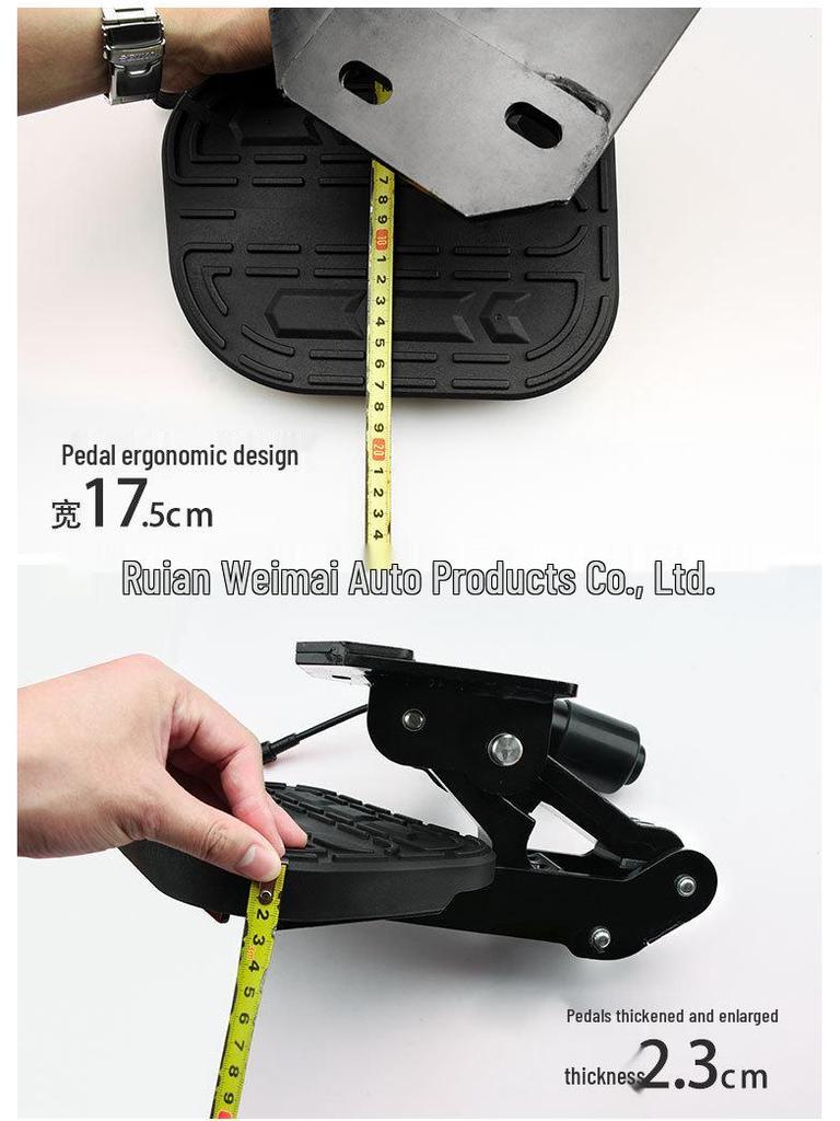 Electric Retractable Foot Pedal and Side Step for 14-23 GMC Sierra Tailgate
