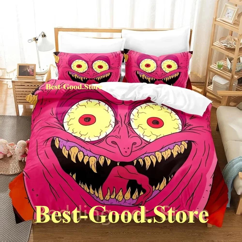 Smiling Friends Bedding Set Single Twin Printed Bed Set With Pillowcase Bed Duvet Cover Single Double Queen Super King Size