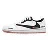 Travis Scott X Air Jordan 1 Tênis de Basquete Vintage Unissex Cano Baixo Preto DZ4137-700(Equipe723-)