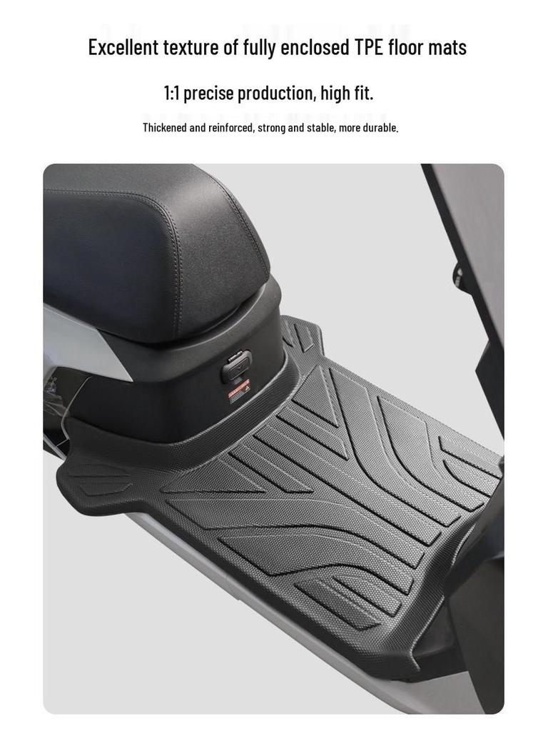 Yadea TPE Fußmatten für Guanneng White Shark, Moderne & G35PLUS Serie
