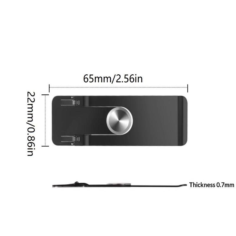 New Premium Ultra-Thin Mobile Phone Holder 360° Rotating Universal Tablet Holder Self-adhesive Foldable Phone Kickstand Desktop