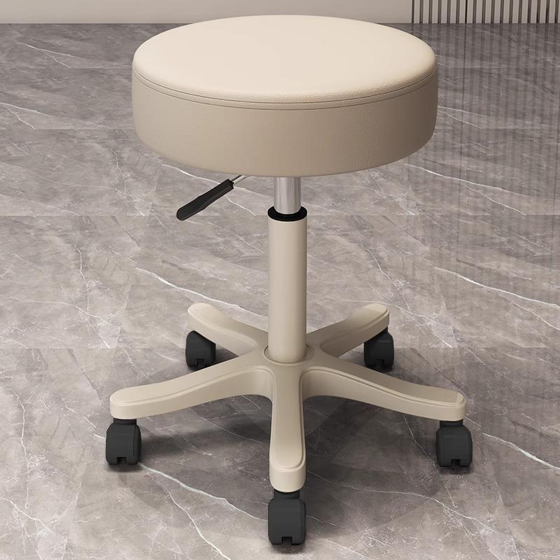 Beauty Salon Swivel Stool: Hairdresser, Nail Technician, Makeup Artist, Barber Wheeled Chair