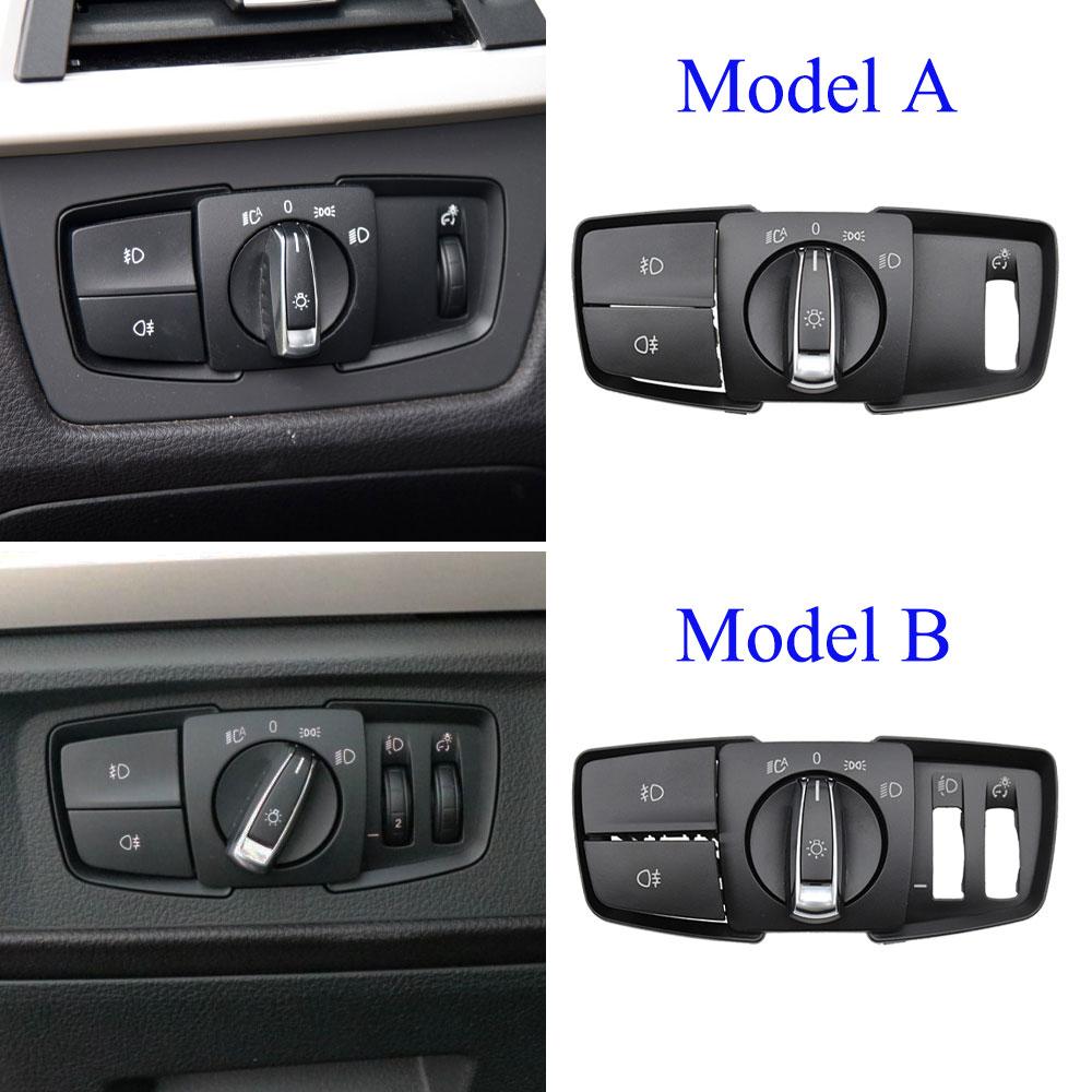 LHD RHD HeadLamp Rotary Foglight Cap Button Headlight Switch Cover Panel For BMW 1 2 3 4 X1 X2 Series F20 F45 F30 F31 F48