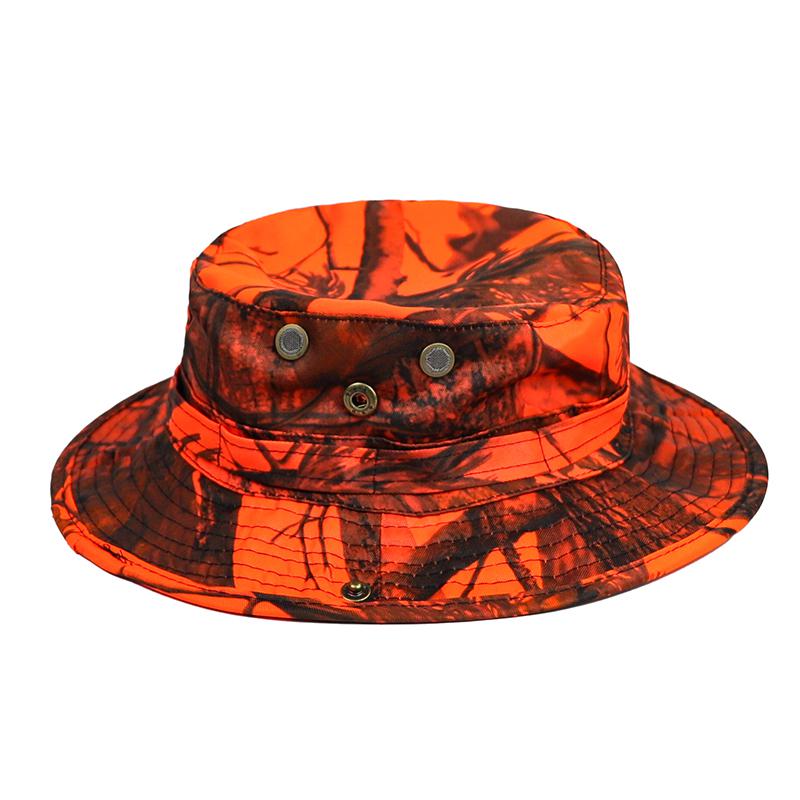 Camouflage Bucket Hat For Men Women, Outdoor Sun Protection Fishing Cap, Breathable Jungle Camo Fisherman Hat For Hiking Camping