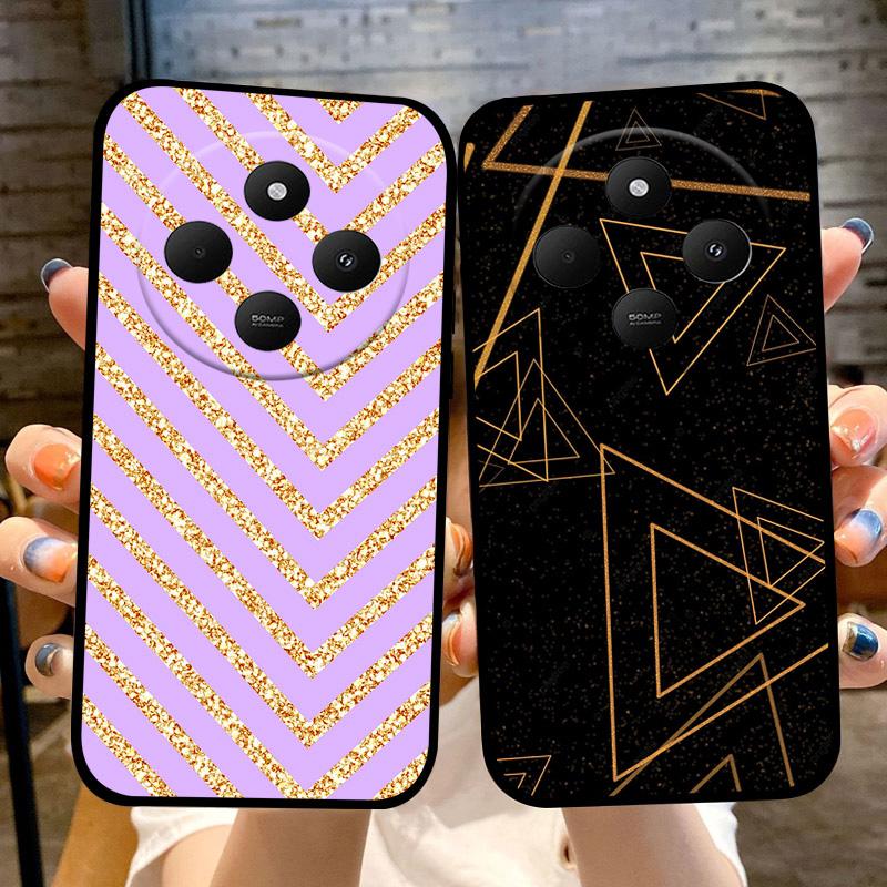 Für Redmi 14C 4G Weiche Hülle 14R Stilvolle Cartoon-Bemalte TPU-Silikon-Handyhülle Für Xiaomi Poco C75 4G 5G Stoßfeste Coque Hüllen