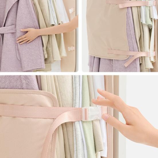 Closet Compression Storage Board Garment Bag Board with Adjustable Wardrobe Organizer Space-Saving Hanging Buckle Holds Up