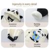 Nieuwgeboren Panda Capuchon Voetjes Jumpsuit: Warm Fleece, Katoenen Vulling, 3-24 Maanden