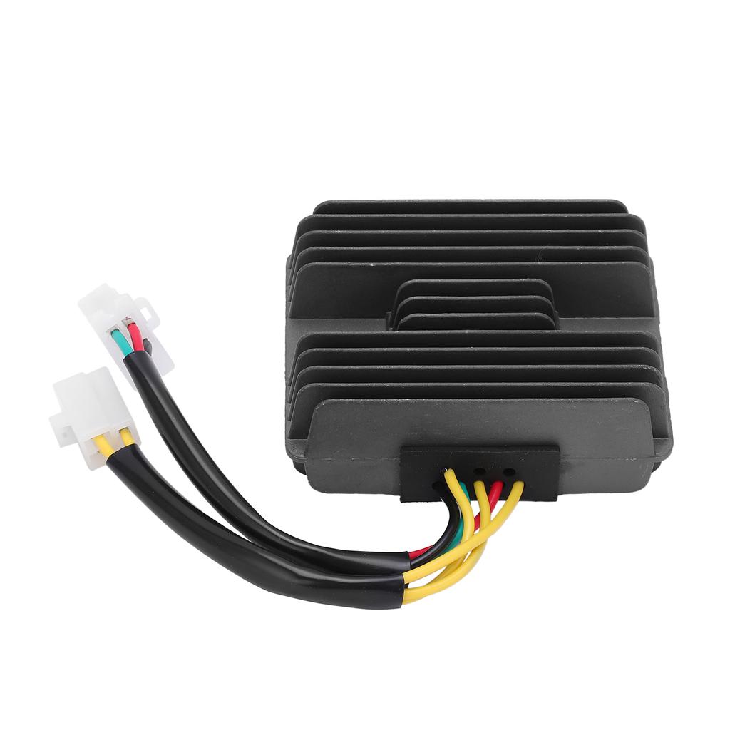12V Motorcycle Voltage Regulator Rectifier 6?Line 2 Plug Aluminum Alloy for ATV250 300 CF250
