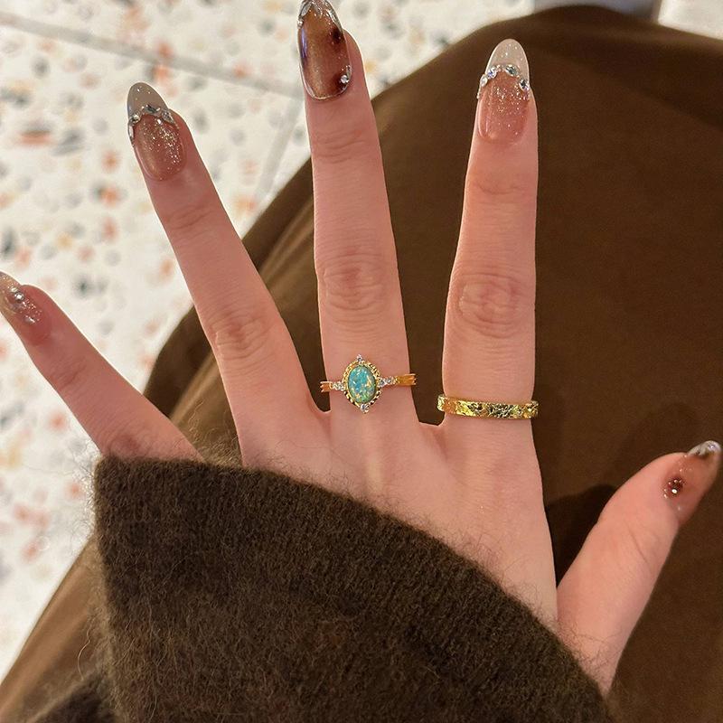Sapphire Opal Ring: Trendy, Fashionable High-Value Design with Advanced Style