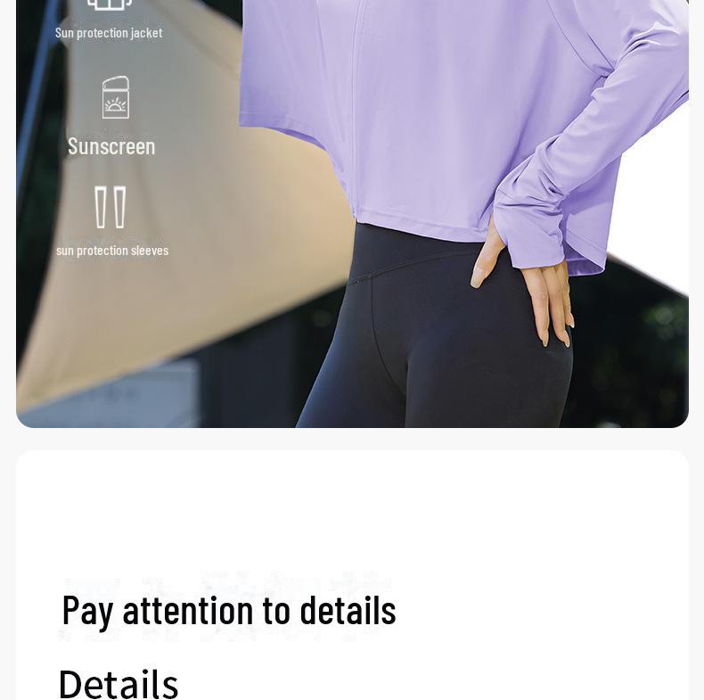 UPF 50+ Women's Summer Sun Protection Shawl: Ultra-Thin, Breathable, Anti-UV Ice Silk Jacket.