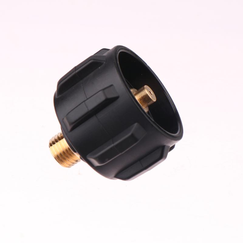 1Pc Qcc1 Propane Refill Adapter With Nut And 1/4" Npt Male Pipe Thread For Tank Bbq,Camping,Outdoor Cooking,Heating