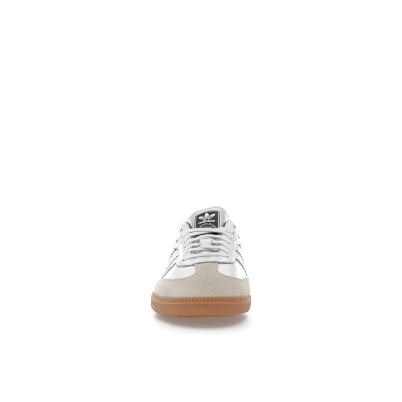 Adidas Samba OG J Double White Black Gum Kids Sneakers Cloud-White Off-White Core-Black IH5585